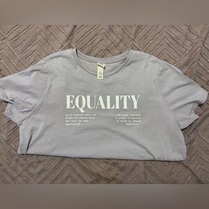 Gildan Gray Equality Graphic Tee